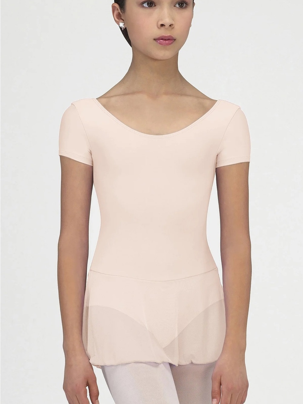 Wear Moi Ardesia Ballet Leotard with Skirt - Peach, size 6-8